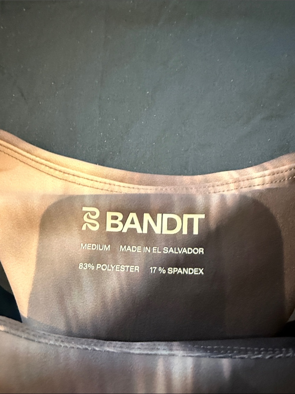 Bandit Women's Tie-Dye Racerback Tank Top - Brown/Beige - Picture 2 of 3